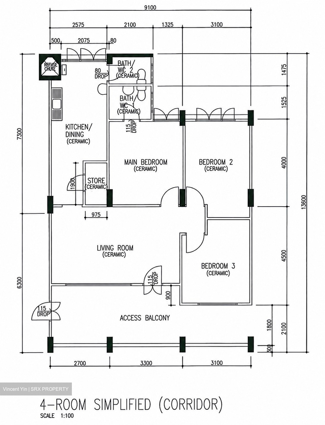 Blk 647 Yishun Street 61 (Yishun), HDB 4 Rooms #558845741